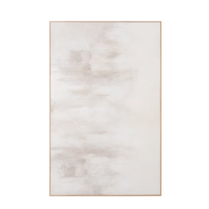 Cuadro beige y blanco